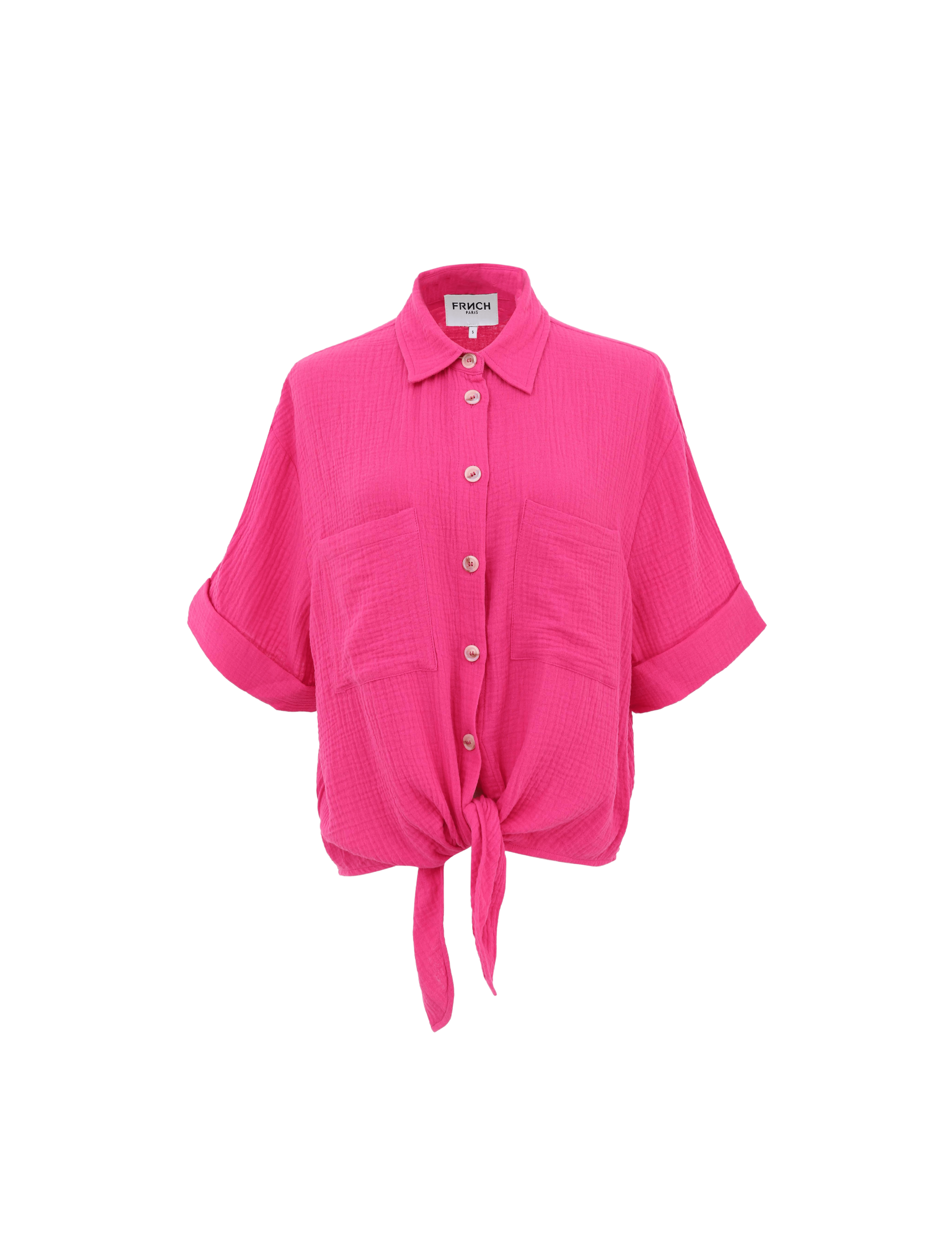 Camisa FRNCH Ebene Fuchsia - ECRU