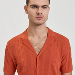 Camisa Gianni Lupo GL33763 Rust - ECRU