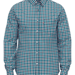 Camisa Levi's® Classic 1 Pkt Standard Terry Plaid Ocean Depths - ECRU