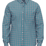 Camisa Levi's® Classic 1 Pkt Standard Terry Plaid Ocean Depths - ECRU