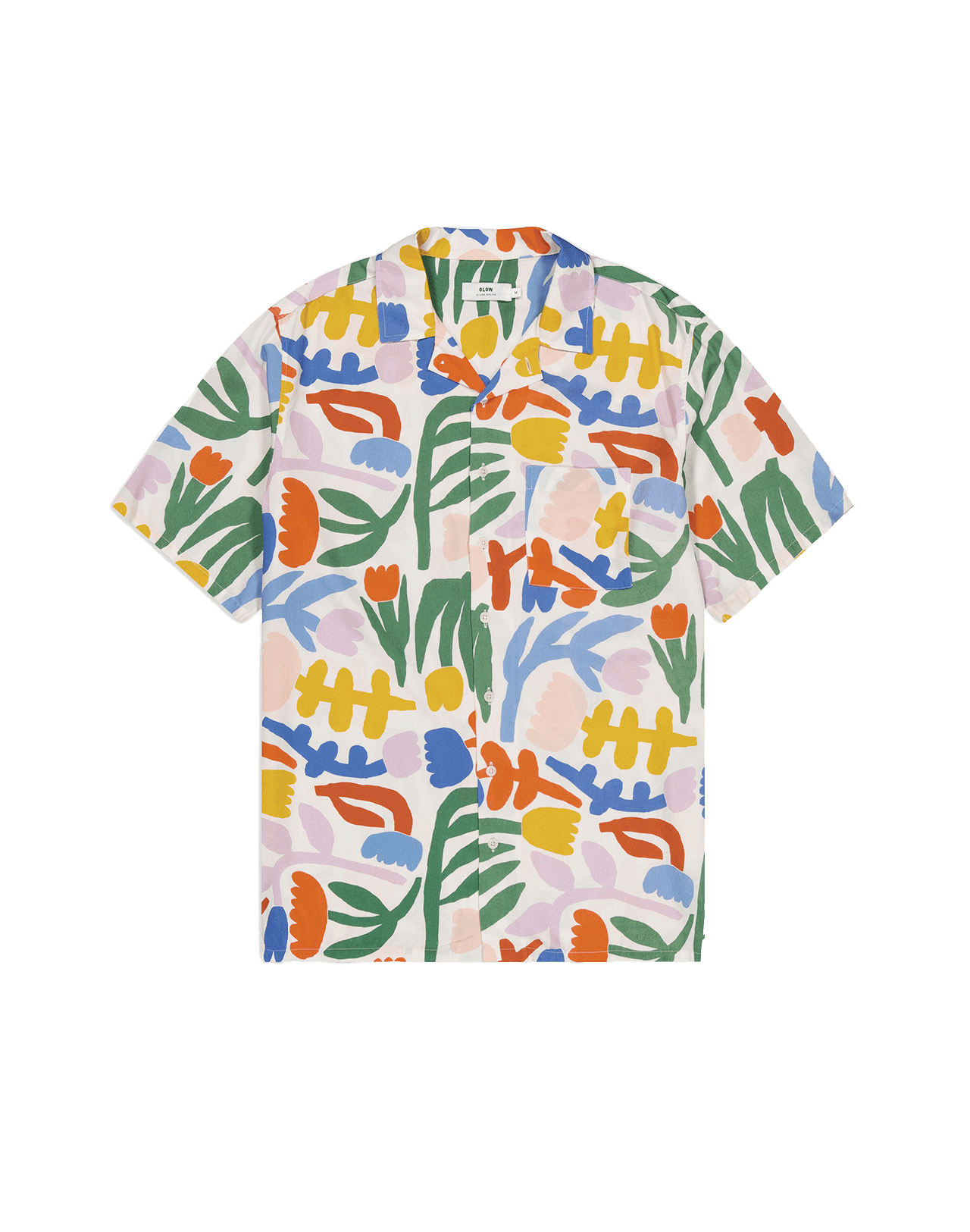 Camisa Olow Unisex Garden Asbtract - ECRU