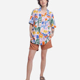 Camisa Olow Unisex Garden Asbtract - ECRU