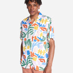 Camisa Olow Unisex Garden Asbtract - ECRU