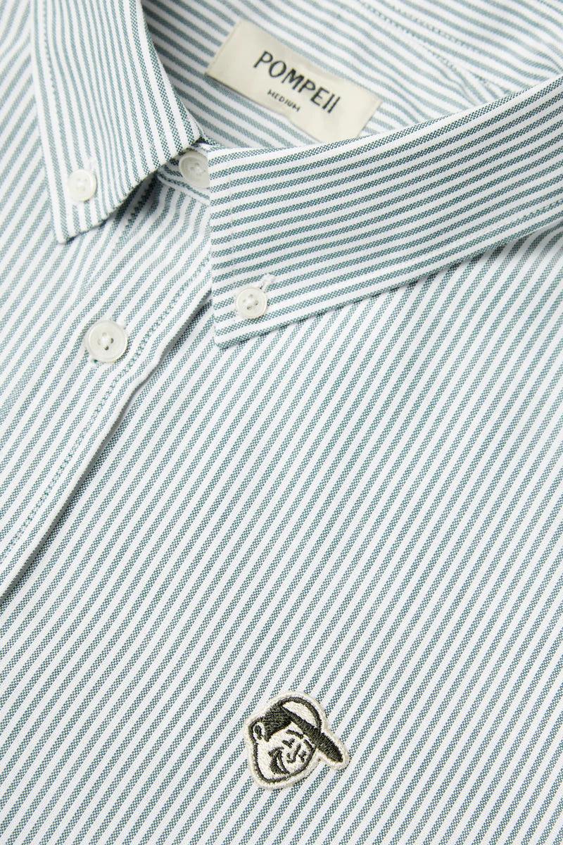 Camisa Pompeii Pine Stripes Emilio - ECRU