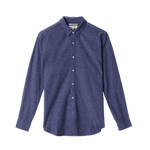 Camisa Salsa Azul con Textura - ECRU