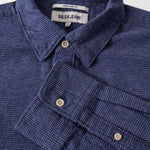 Camisa Salsa Azul con Textura - ECRU