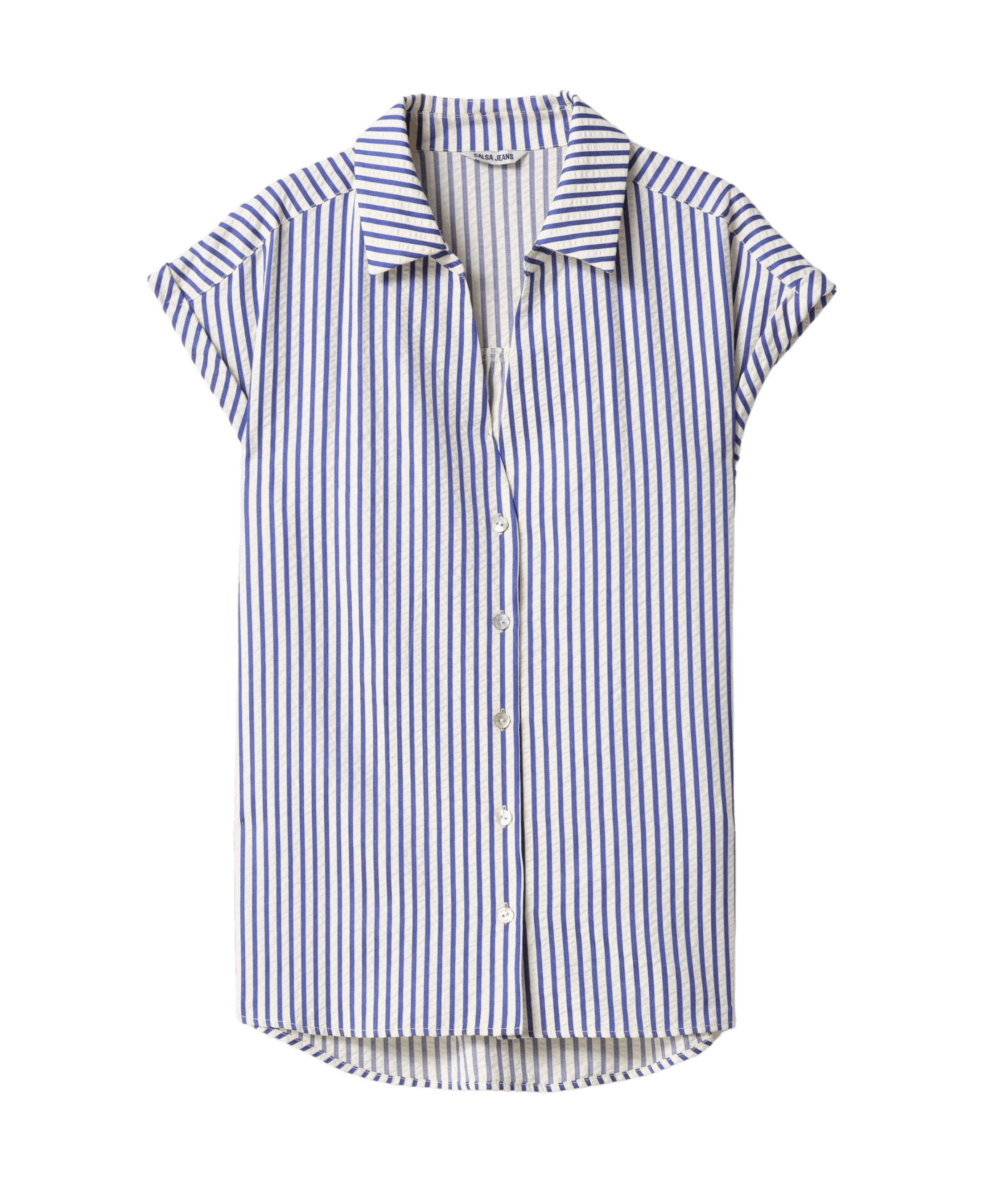 Camisa Salsa Jeans Rayas - ECRU