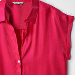 Camisa Salsa Jeans Satinada Rosa - ECRU