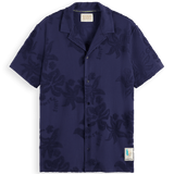 Camisa Scotch & Soda Terry Jacquard - ECRU