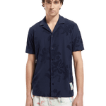 Camisa Scotch & Soda Terry Jacquard - ECRU