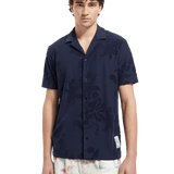 Camisa Scotch & Soda Terry Jacquard - ECRU