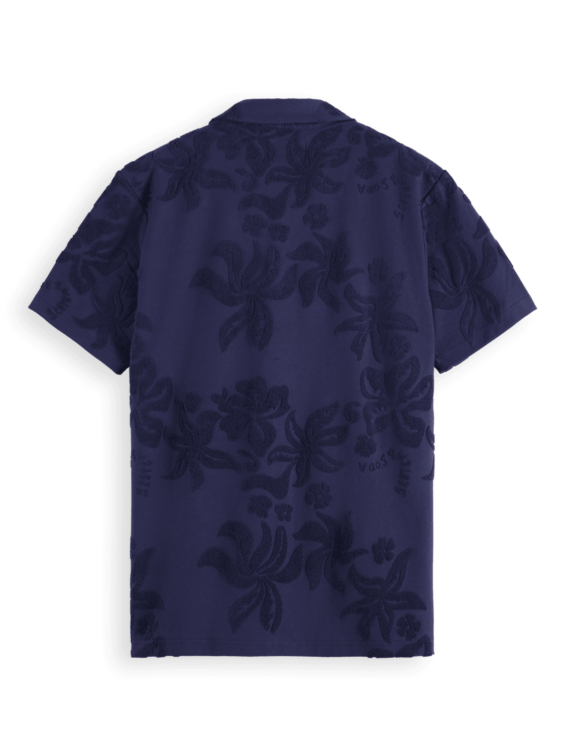 Camisa Scotch & Soda Terry Jacquard - ECRU