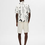 Camisa Selected Relax Rajesh Bright White - ECRU