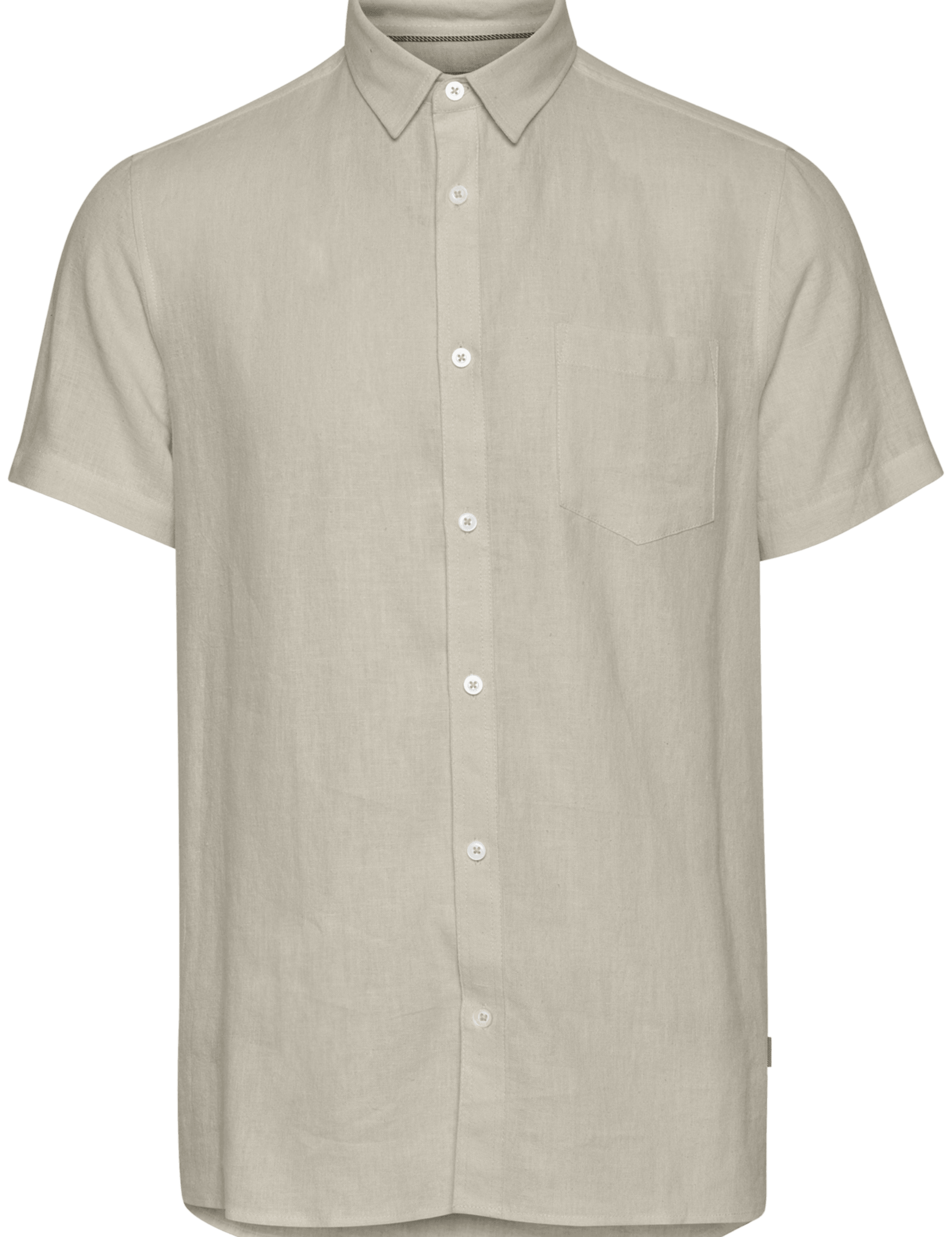 Camisa !Solid Allan Oatmeal - ECRU