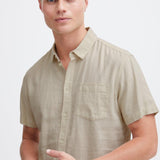 Camisa !Solid Allan Oatmeal - ECRU