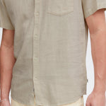 Camisa !Solid Allan Oatmeal - ECRU