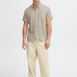 Camisa !Solid Allan Oatmeal - ECRU