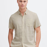 Camisa !Solid Allan Oatmeal - ECRU