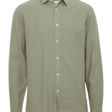 Camisa !Solid Enea Allan Vetiver - ECRU