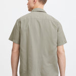 Camisa !Solid Frevne Vetiver - ECRU