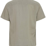 Camisa !Solid Frevne Vetiver - ECRU