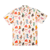 Camisa The Dudes Hawaiian Fantasy Bullshit - ECRU