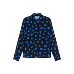 Camisa Thinking Mu Azul Dots Kati - ECRU