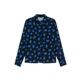 Camisa Thinking Mu Azul Dots Kati - ECRU