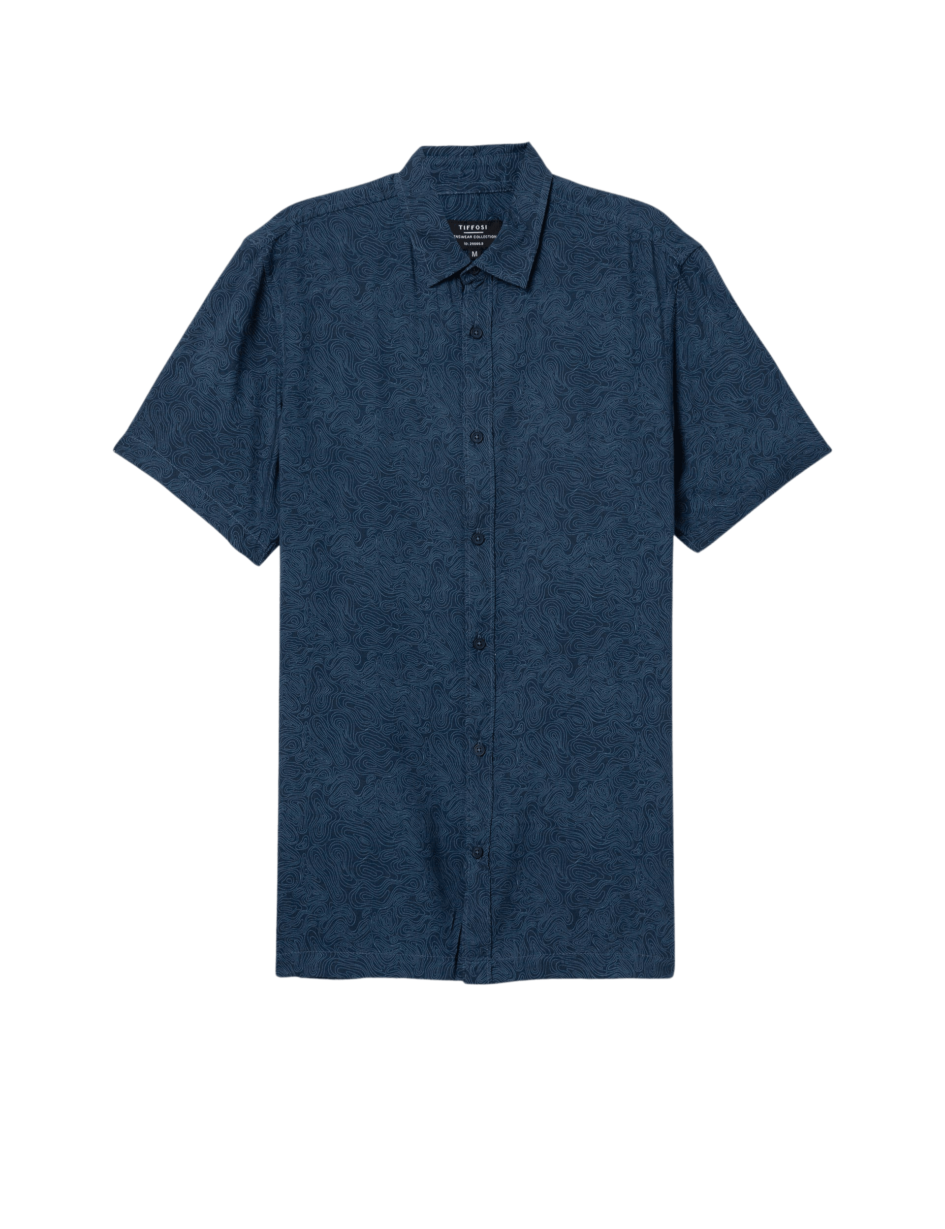 Camisa TIFFOSI Alexis Azul - ECRU