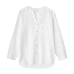 Camisa Yerse Algodón Lino Beige - ECRU