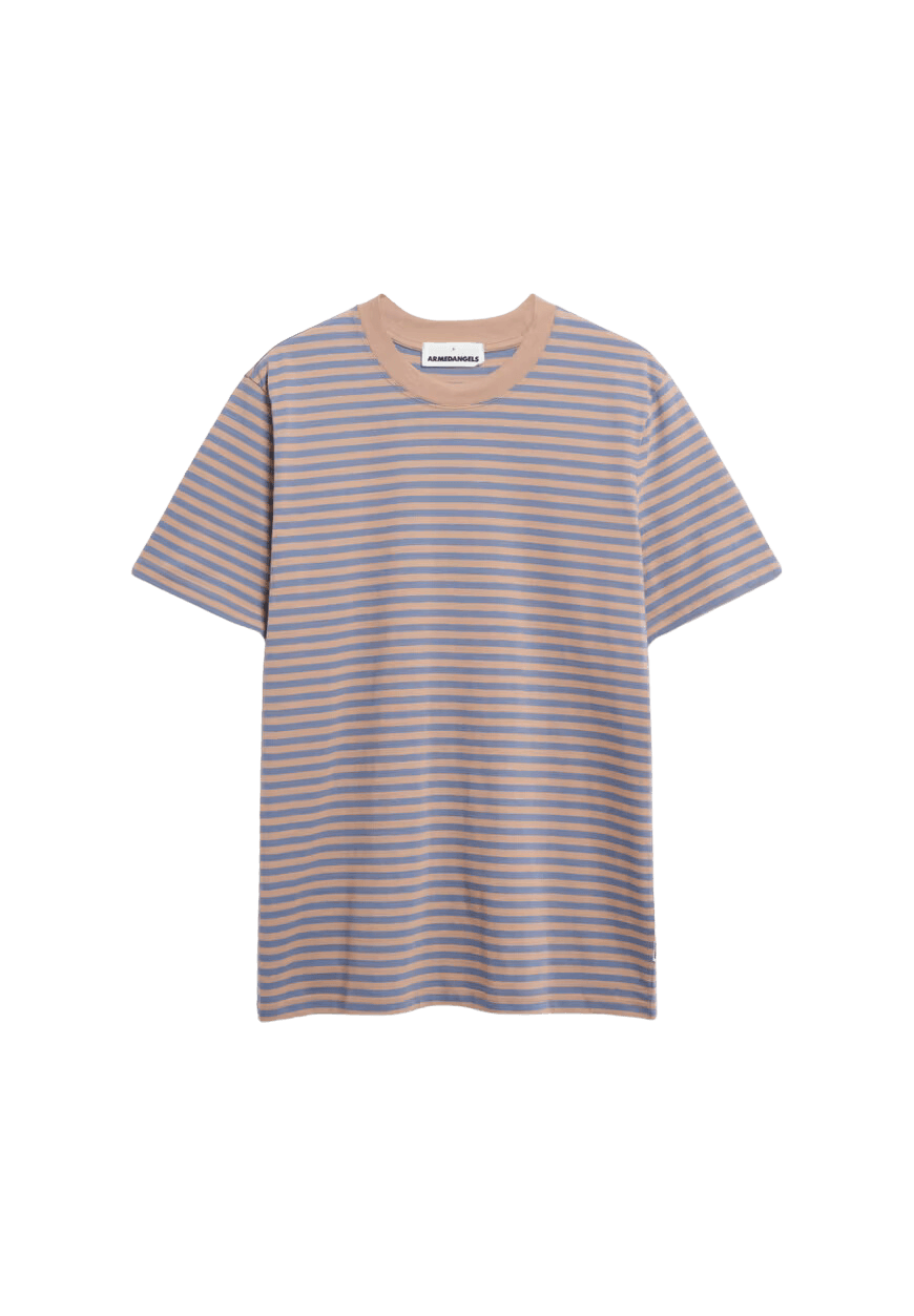 Camiseta Armedangels Vegaas Stripes - ECRU