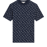 Camiseta Ben Sherman Micro Paisley - ECRU