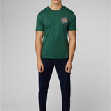 Camiseta Ben Sherman Mod Head Teal - ECRU