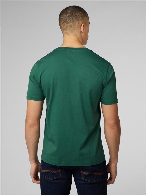 Camiseta Ben Sherman Mod Head Teal - ECRU