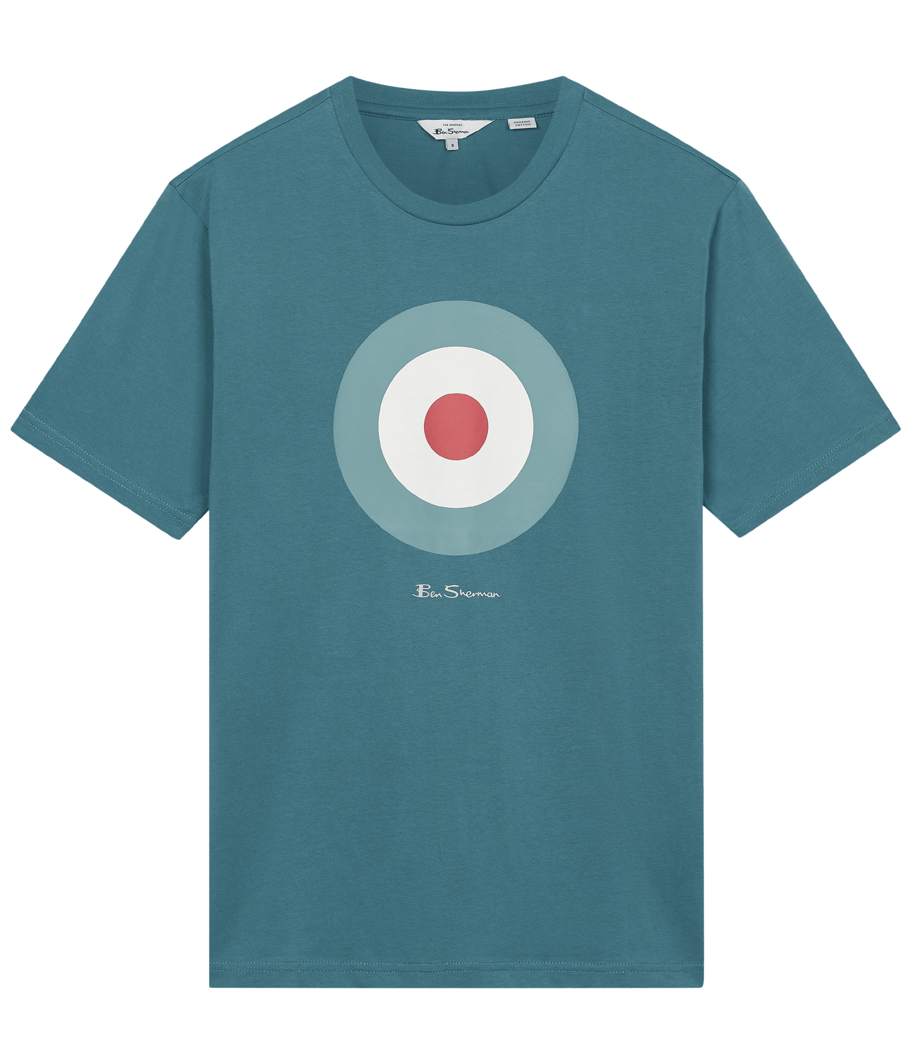 Camiseta Ben Sherman Signature Target Teal - ECRU