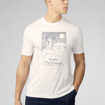 Camiseta Ben Sherman Summer Scooter White - ECRU