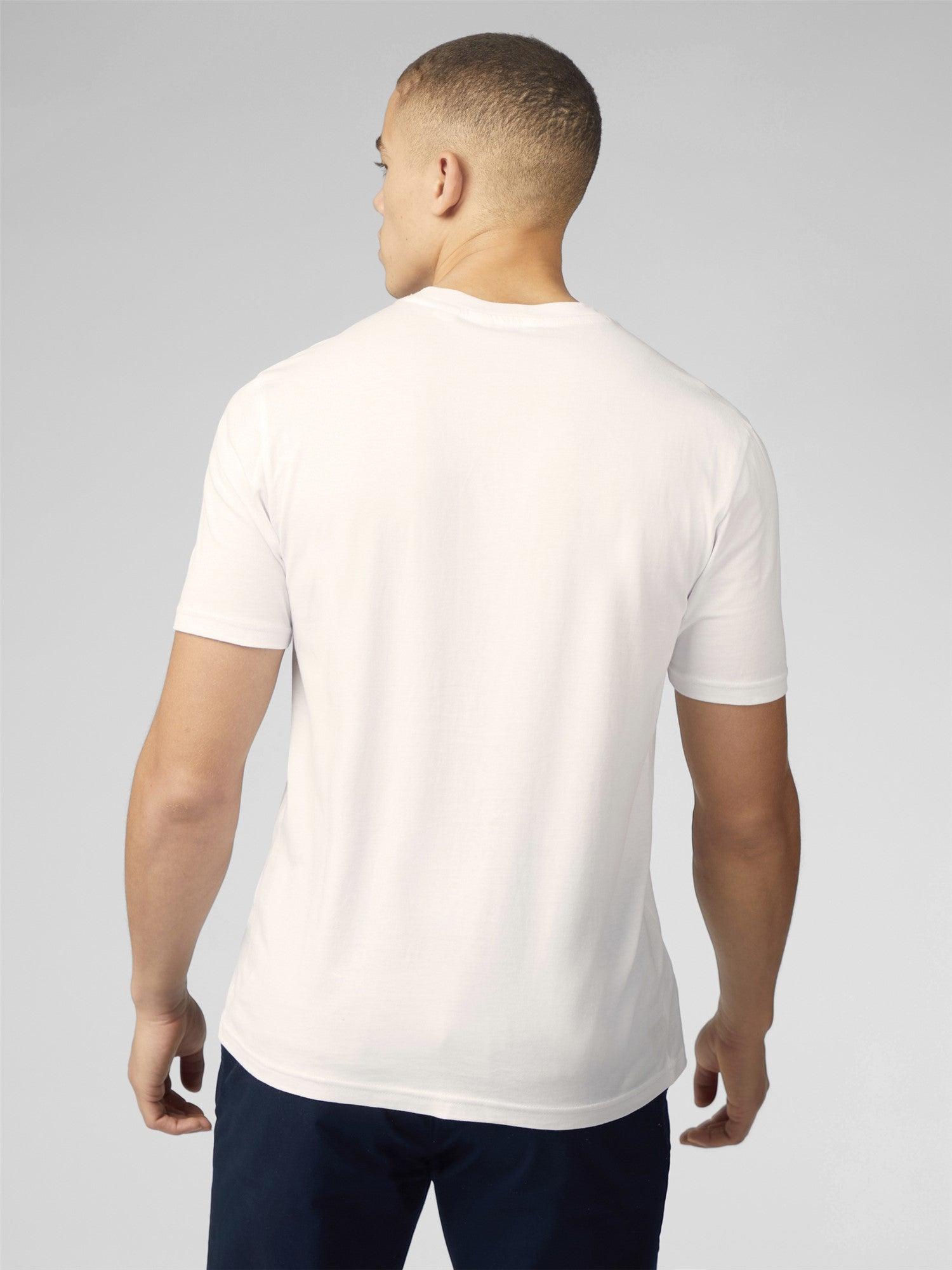 Camiseta Ben Sherman Summer Scooter White - ECRU