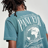 Camiseta Birden El Mundo Green - ECRU