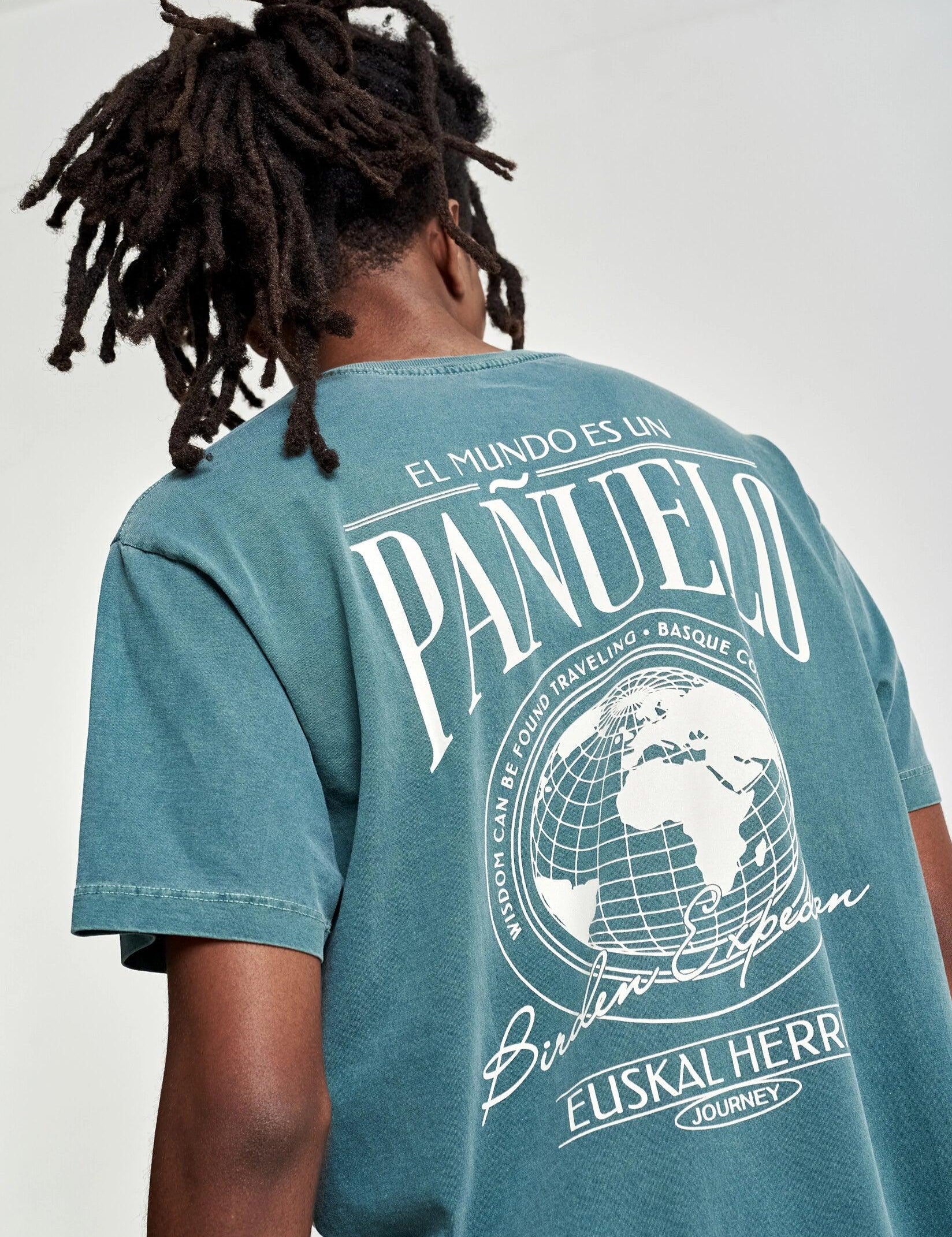 Camiseta Birden El Mundo Green - ECRU