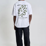 Camiseta Birden Grow White - ECRU