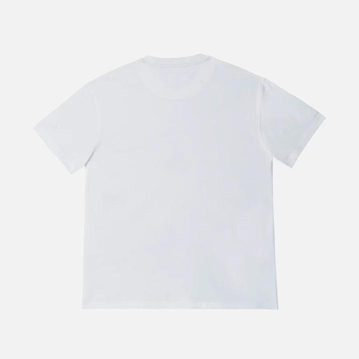 Camiseta Blue Banana Barrel White - ECRU