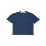 Camiseta Blue Banana Classic Woman Imperial Blue - ECRU