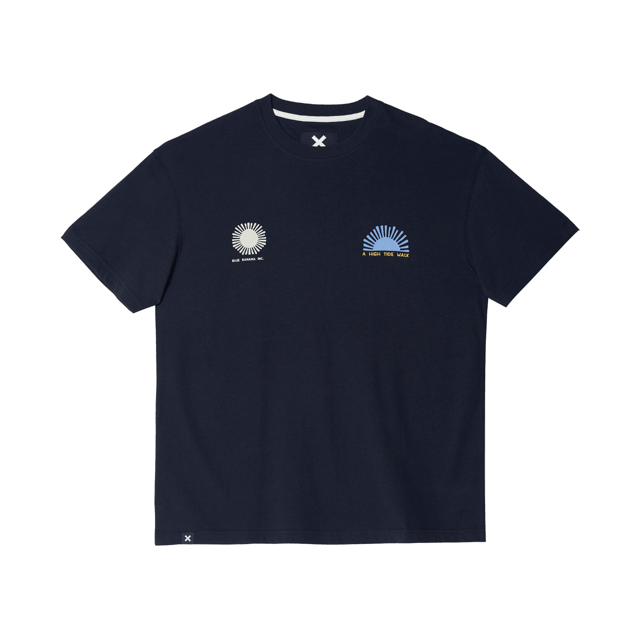 Camiseta Blue Banana Dawn Navy - ECRU