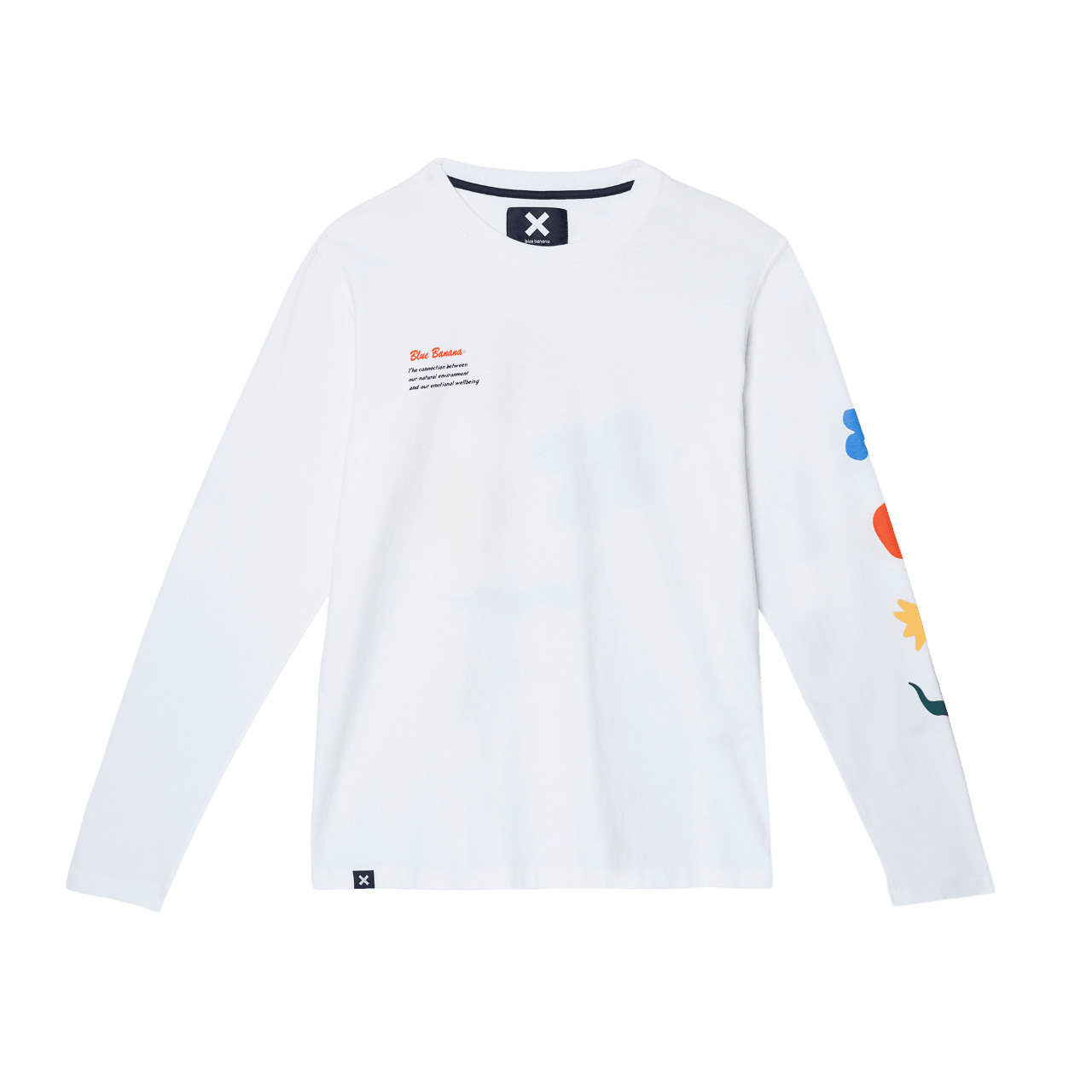 Camiseta Blue Banana LS Sun White - ECRU