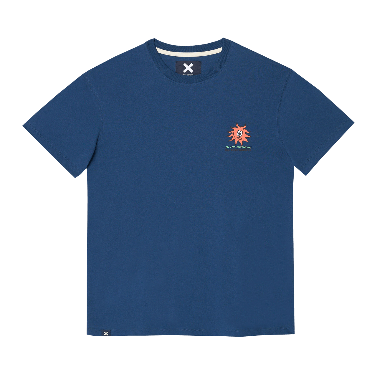 Camiseta Blue Banana Worm Imperial Blue - ECRU