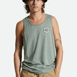 Camiseta Brixton Crest Tank Top - ECRU