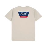 Camiseta Brixton Linwood Cream - ECRU