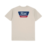 Camiseta Brixton Linwood Cream - ECRU