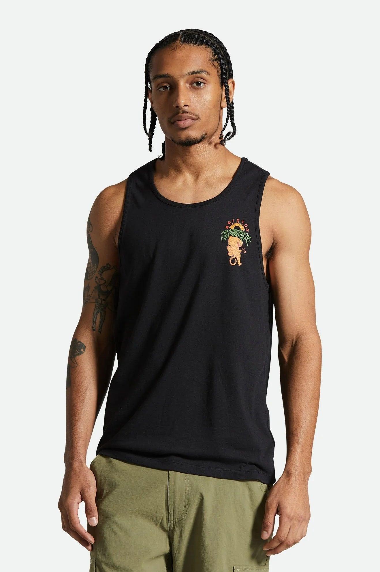 Camiseta Brixton Palm Jaguar Tank Top - ECRU