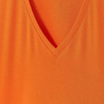 Camiseta CKS Tiko Bright Orange - ECRU